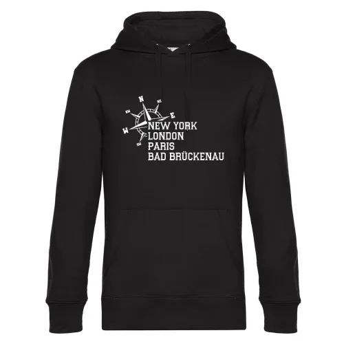 Weltstadt Bad Brückenau Hoodie Männer King Hooded