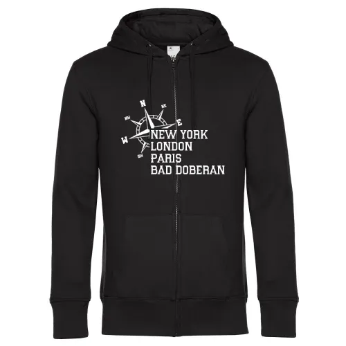 Weltstadt Bad Doberan Hoodie Männer King Zipped