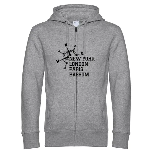 Weltstadt Bassum Hoodie Männer King Zipped