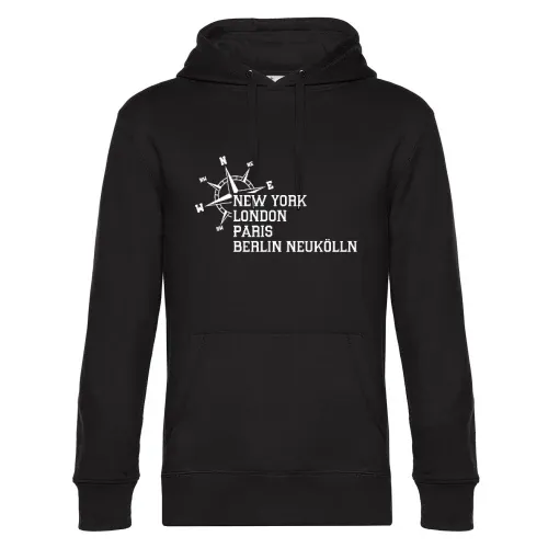 Weltstadt Berlin Neukölln Hoodie Männer King Hooded