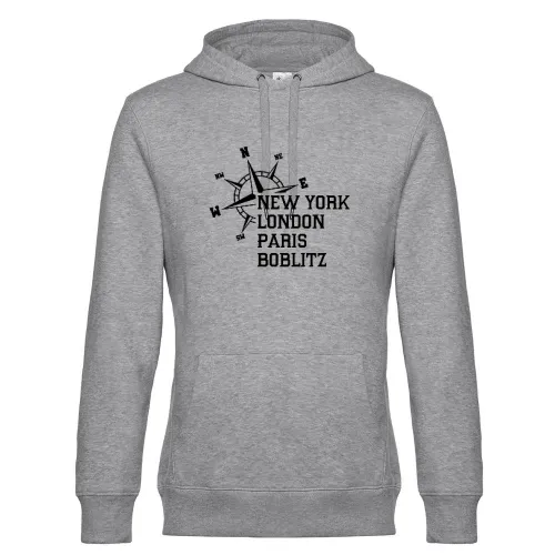 Weltstadt Boblitz Hoodie Männer King Hooded