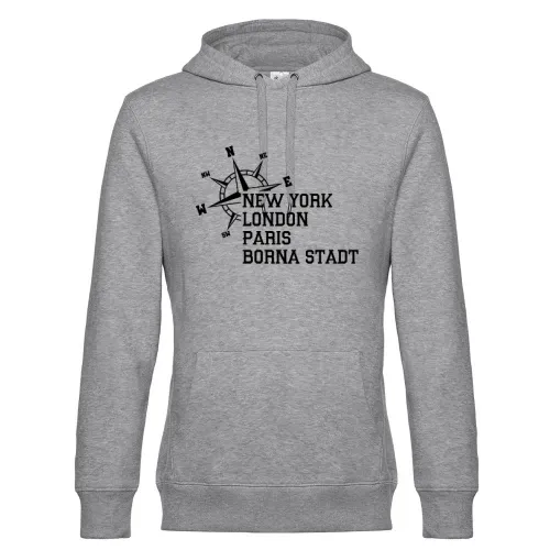 Weltstadt Borna Stadt Hoodie Männer King Hooded