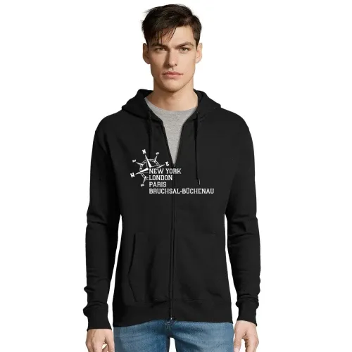 Weltstadt Bruchsal-Büchenau Hoodie Männer Seven