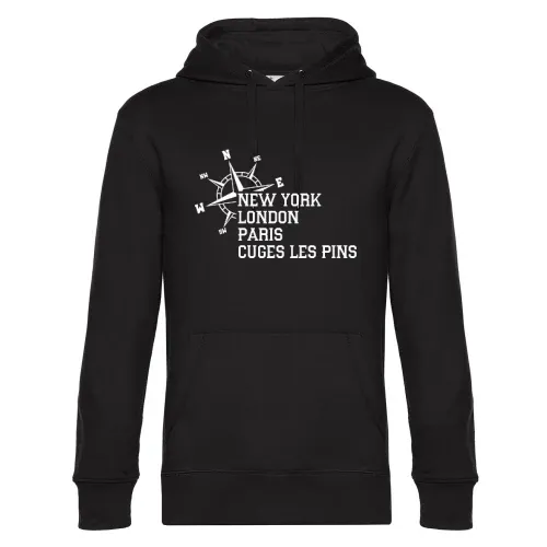 Weltstadt Cuges les pins Männer Hoodie