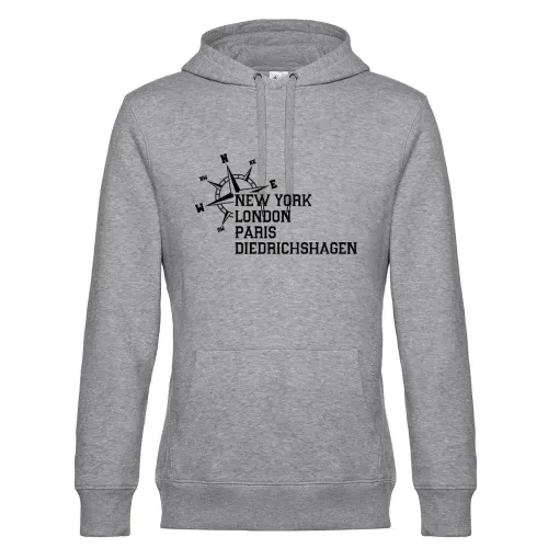 Weltstadt Diedrichshagen Hoodie Männer King Hooded