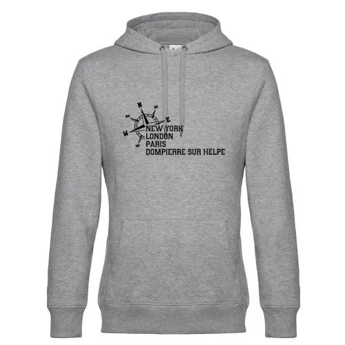 Weltstadt Dompierre sur helpe Hoodie Männer King Hooded