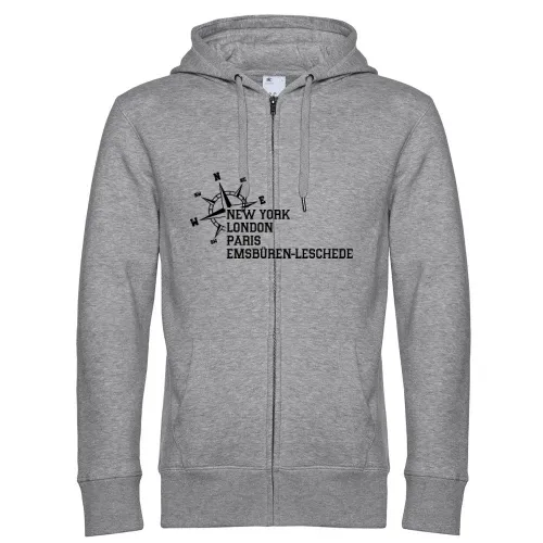 Weltstadt Emsbüren-Leschede Hoodie Männer King Zipped