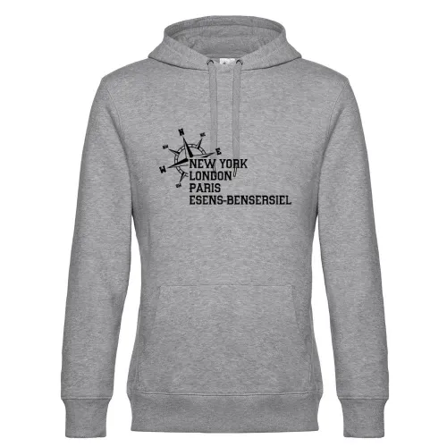 Weltstadt Esens-Bensersiel Hoodie Männer King Hooded