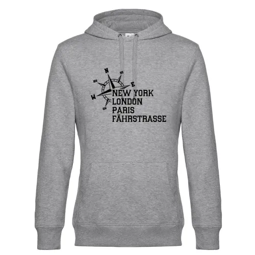 Weltstadt Fährstraße Hoodie Männer King Hooded