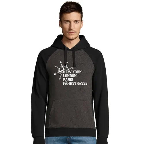Weltstadt Fährstraße Hoodie Männer Seattle