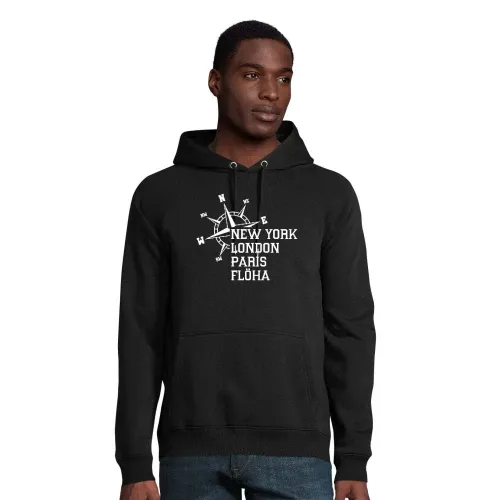 Weltstadt Flöha Hoodie Männer Stellar Bio