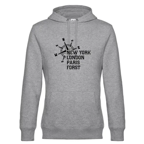 Weltstadt Forst Hoodie Männer King Hooded