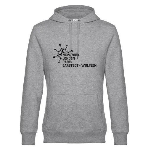 Weltstadt Garstedt - Wulfsen Hoodie Männer King Hooded