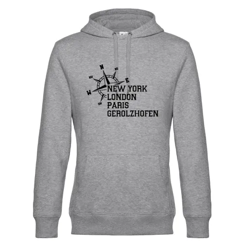 Weltstadt Gerolzhofen Hoodie Männer King Hooded