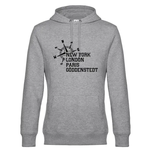 Weltstadt Göddenstedt Hoodie Männer King Hooded