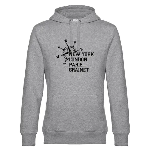 Weltstadt Grainet Hoodie Männer King Hooded