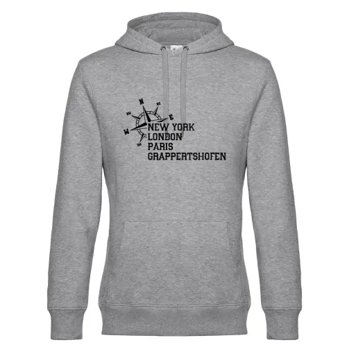 Weltstadt Grappertshofen Hoodie Männer King Hooded