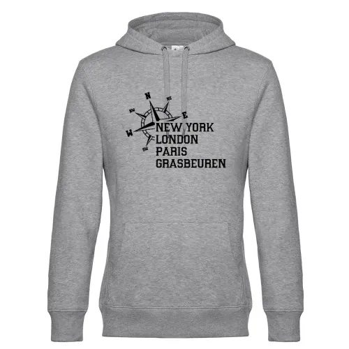 Weltstadt Grasbeuren Hoodie Männer King Hooded