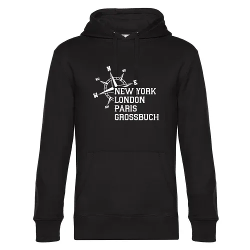 Weltstadt Großbuch Hoodie Männer King Hooded