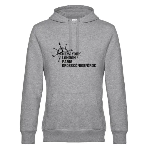 Weltstadt Großkönigsförde Hoodie Männer King Hooded