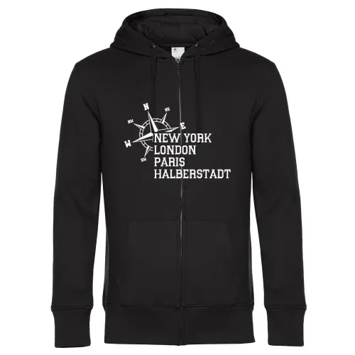 Weltstadt Halberstadt Hoodie Männer King Zipped
