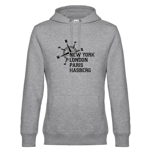 Weltstadt Hasberg Hoodie Männer King Hooded