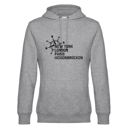 Weltstadt Heigenbrücken Hoodie Männer King Hooded