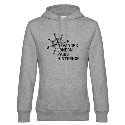 Weltstadt Hinterhof Hoodie Männer King Hooded