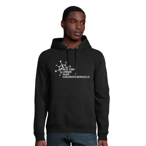Weltstadt Karlsruhe-Bergwald Hoodie Männer Stellar Bio