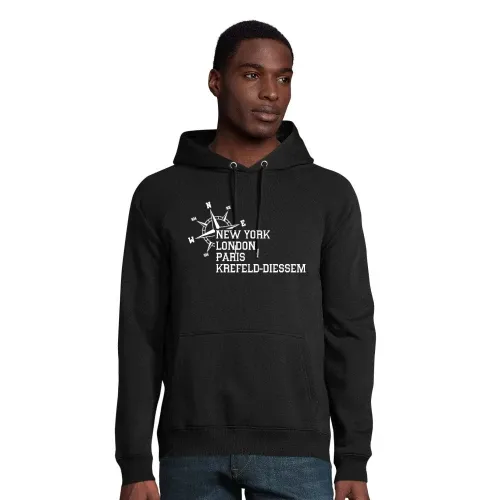 Weltstadt Krefeld-Diessem Hoodie Männer Stellar Bio
