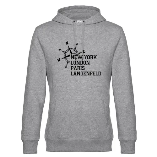 Weltstadt Langenfeld Hoodie Männer King Hooded
