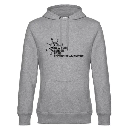 Weltstadt Leverkusen-Manfort Hoodie Männer King Hooded