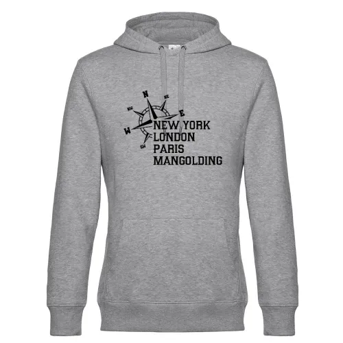 Weltstadt Mangolding Hoodie Männer King Hooded