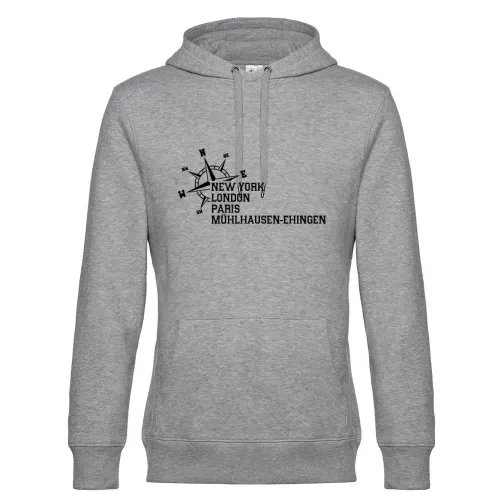 Weltstadt Mühlhausen-Ehingen Hoodie Männer King Hooded