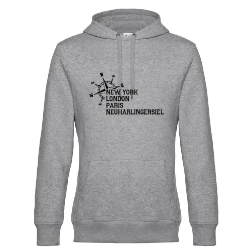 Weltstadt Neuharlingersiel Hoodie Männer King Hooded