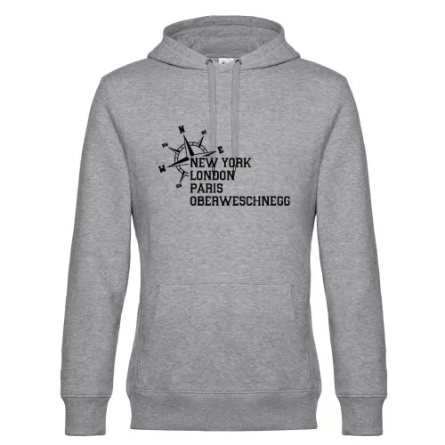 Weltstadt Oberweschnegg Hoodie Männer King Hooded