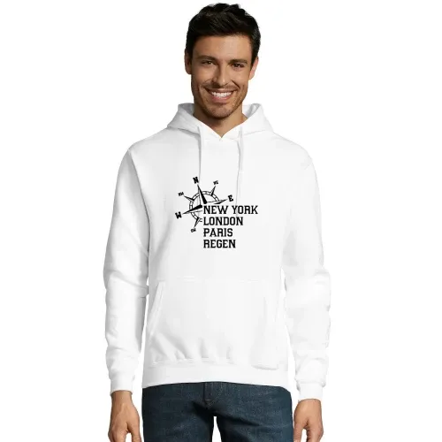 Weltstadt Regen Hoodie Männer Snake