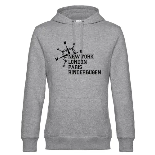 Weltstadt Rinderbügen Hoodie Männer King Hooded