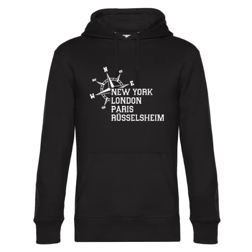 Weltstadt Rüsselsheim Hoodie Männer King Hooded