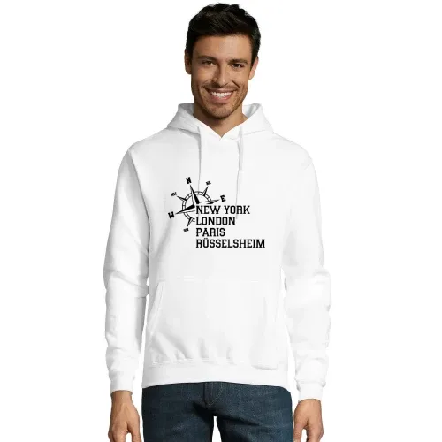 Weltstadt Rüsselsheim Hoodie Männer Snake
