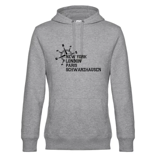 Weltstadt Schwarzhausen Hoodie Männer King Hooded