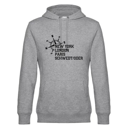 Weltstadt Schwedt/Oder Hoodie Männer King Hooded
