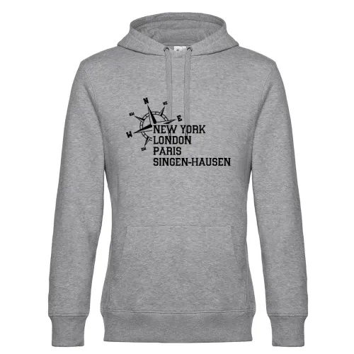 Weltstadt Singen-Hausen Hoodie Männer King Hooded