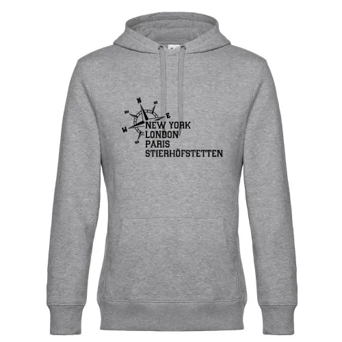 Weltstadt Stierhöfstetten Hoodie Männer King Hooded