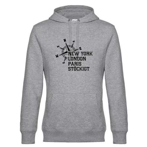 Weltstadt Stöckigt Hoodie Männer King Hooded