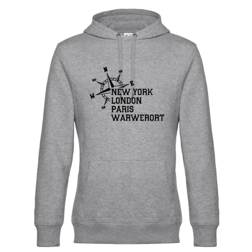 Weltstadt Warwerort Hoodie Männer King Hooded