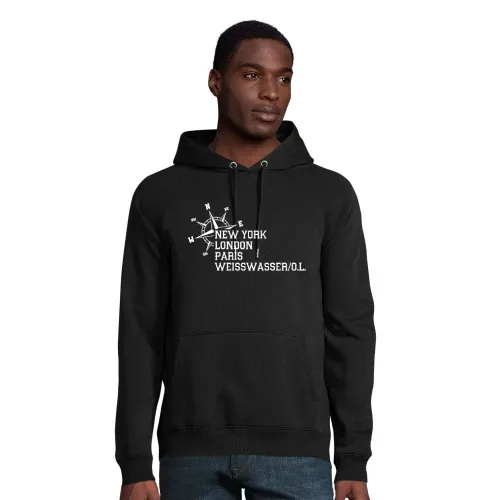 Weltstadt Weißwasser/O.L. Hoodie Männer Stellar Bio