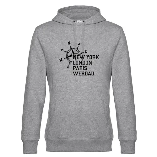 Weltstadt Werdau Hoodie Männer King Hooded