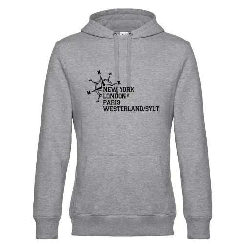 Weltstadt Westerland/Sylt Hoodie Männer King Hooded