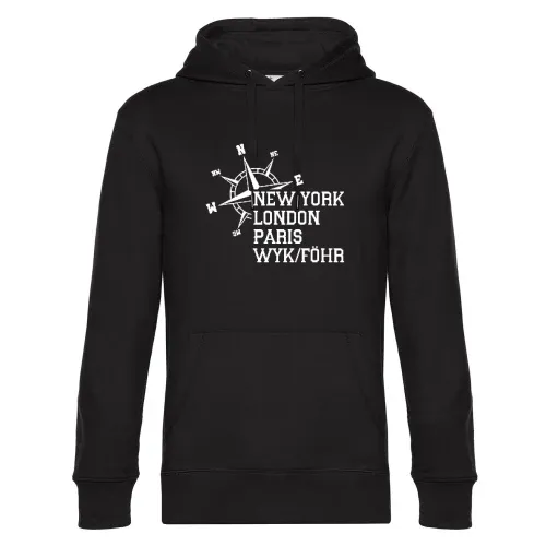 Weltstadt Wyk/Föhr Hoodie Männer King Hooded